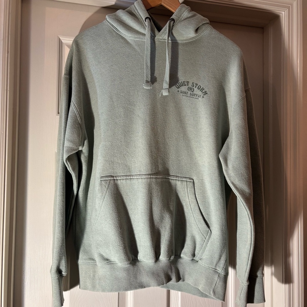 Quiet Storm Green Hoodie